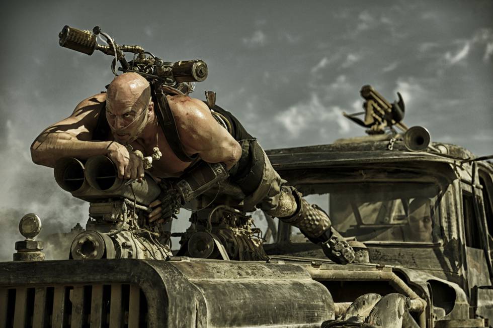 Frame of 'Mad Max. Fury on the road '.