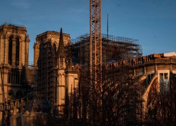 Los trabajos de consolidación de Notre Dame no han concluido aúnrn 