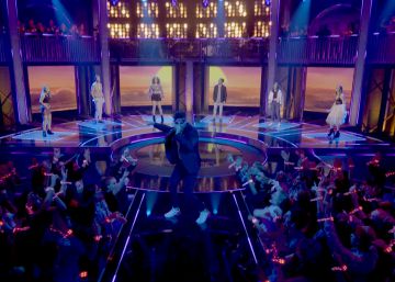 Una imagen del plató de '¡A cantar!'.