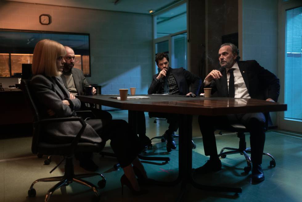 Alexandra Jiménez (left) and Jose Coronado (right), in an image of the series 'The innocent'.