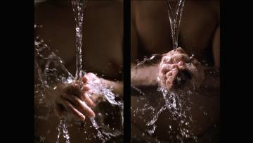 'Ablutions', work of Bill Viola of 2005.