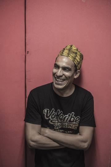 Walter Hernandez, member of the Afro-Caribbean band Systema Solar.