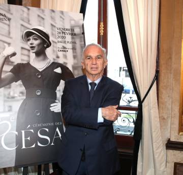 Terzian, at the press conference in which the nominations of the César were announced, on January 29, in Paris.