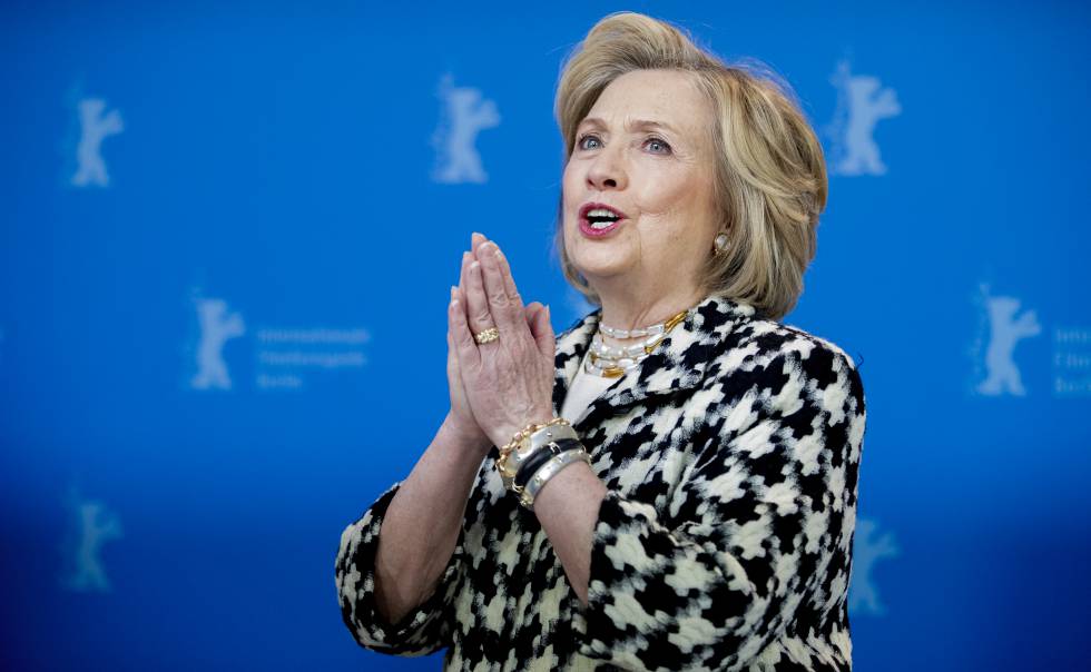 Hillary Clinton, este martes en el Festival de Berlín.