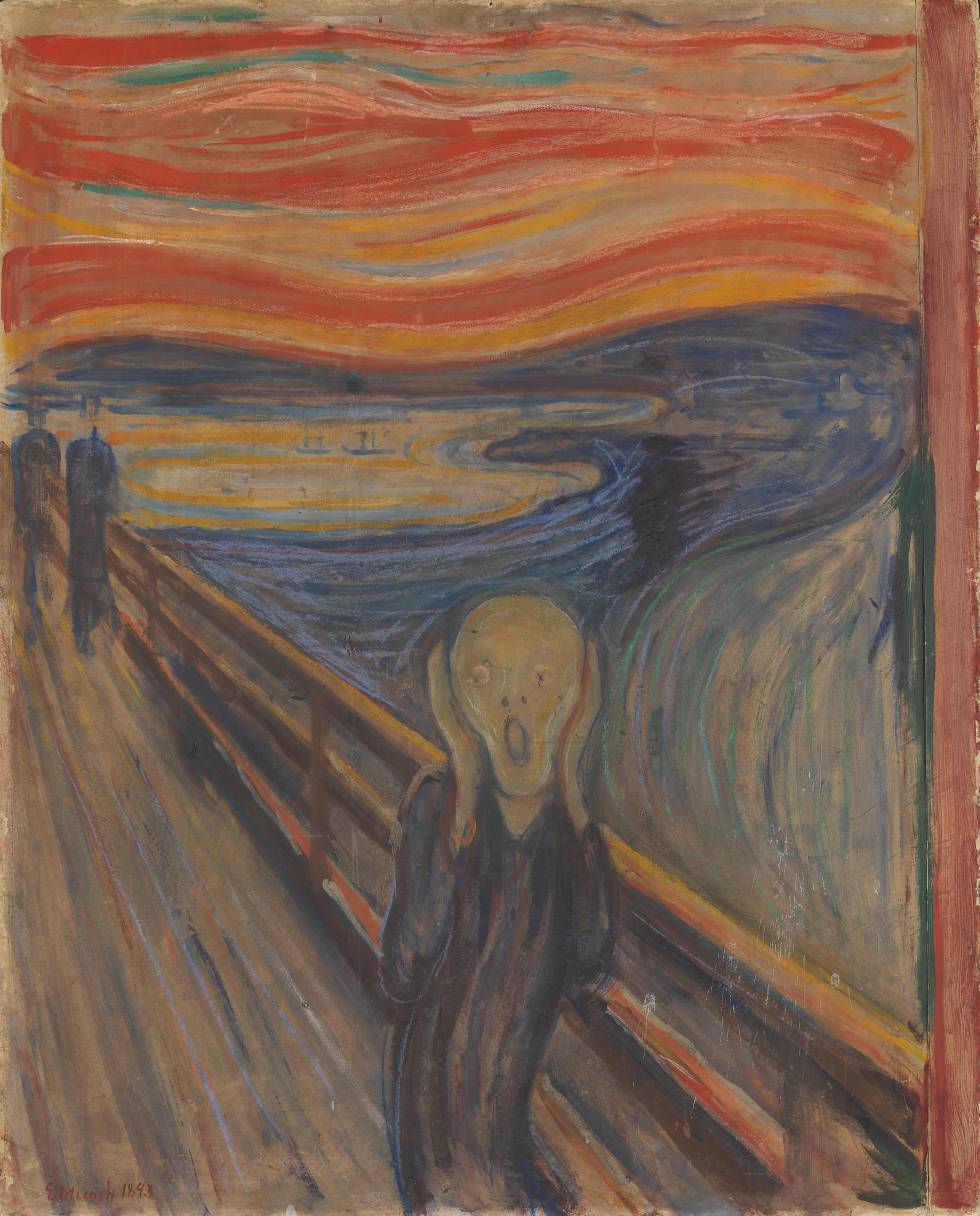 'El grito' (1893), de Edvard Munch.