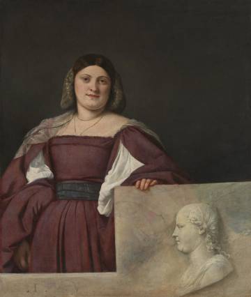 'Portrait of a Woman (La Schiavona)' (1508), by Titian.