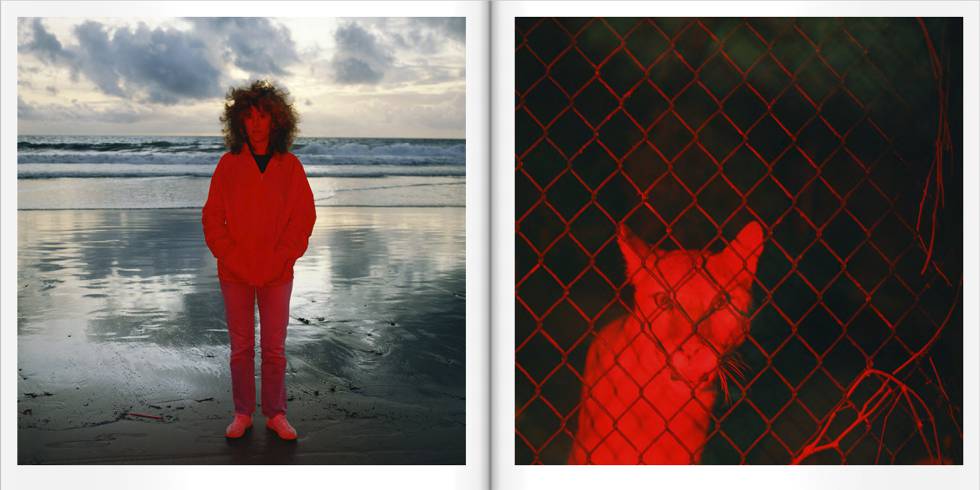 A diptych of the book 'Chroma'.