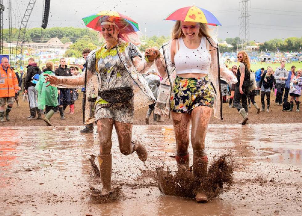 Público del Glastonbury en 2013.