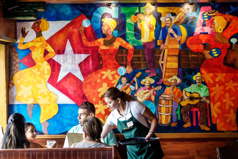 Restaurante en Little Havana, el barrio cubano de Miami.