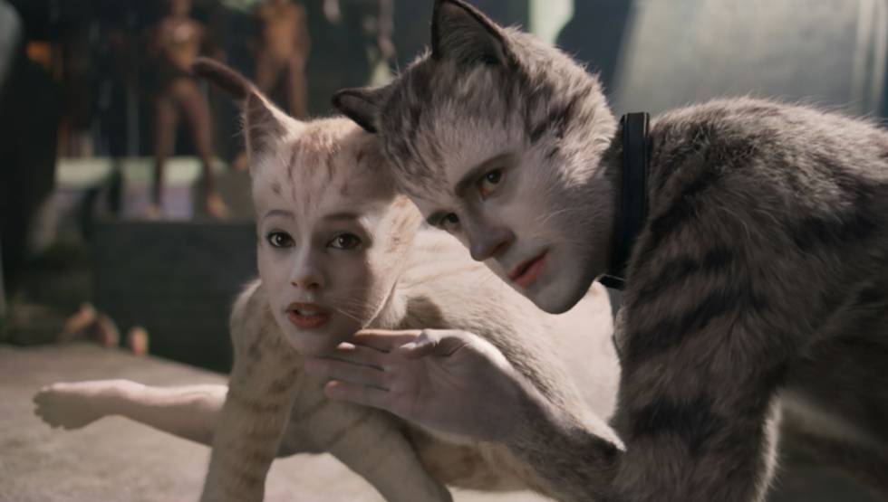 Francesca Hawyard and Robert Fairchild in Tom Hopper's 'Cats'.