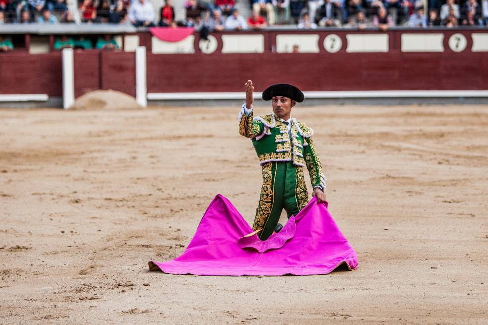 Gómez del Pilar, a revelation bullfighter in 2020, in Las Ventas, on October 12, 2018.