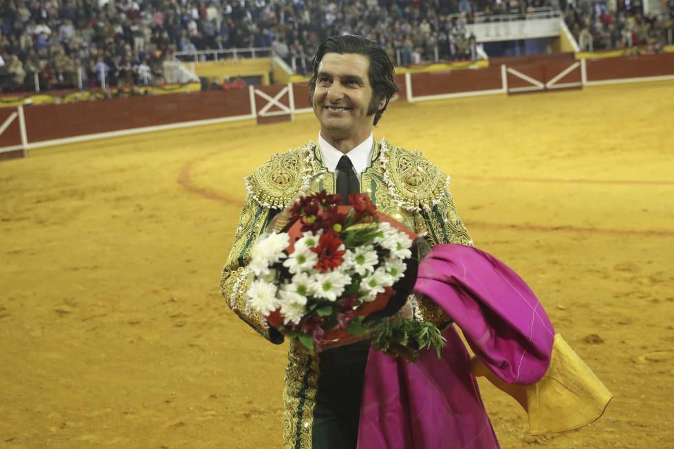 Morante de la Puebla, in the Plaza de Illescas (Toledo), on March 7, 2020.