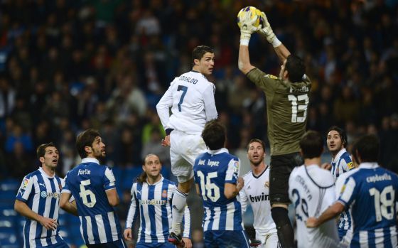 Casilla para un remate de Cristiano Ronaldo.