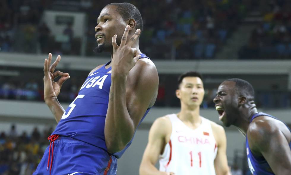 Kevin Durant se da el primer garbeo ante China