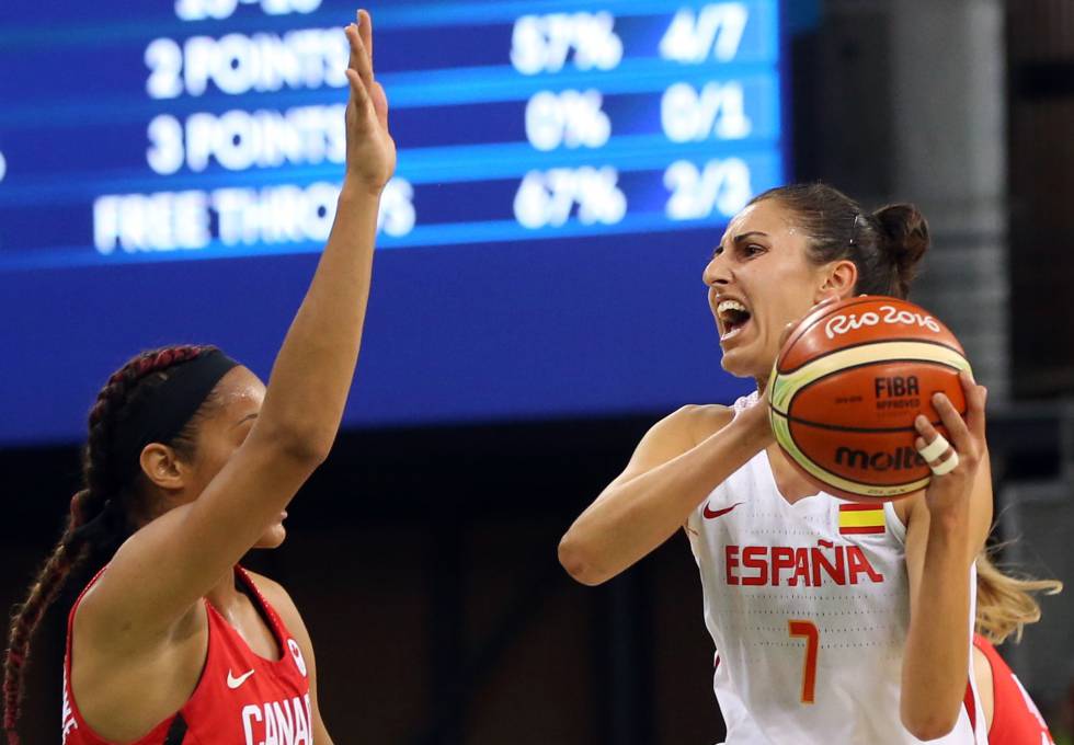 España se impone a Canadá y pasa a cuartos como segunda de grupo