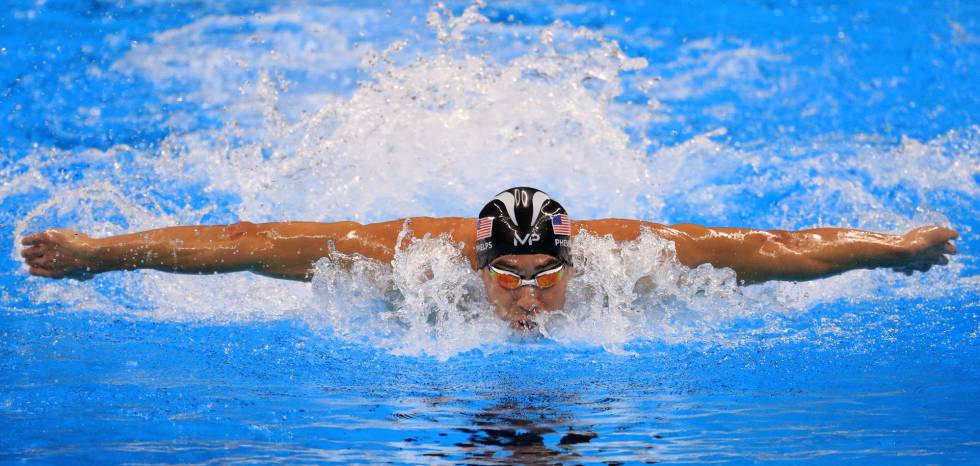 Phelps, el nadador en el desierto