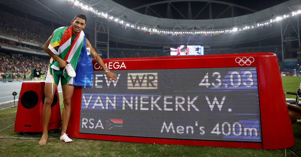 Van Niekerk deja contra las vallas a EEUU