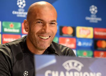 Zidane, durante la rueda de prensa.