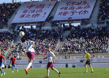 Partido entre el Jumilla y el Lorca, celebrado el domingo 6.
