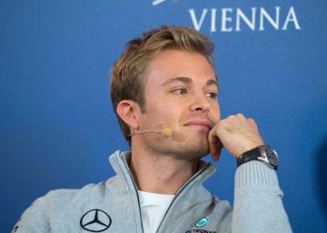 Rosberg en rueda de prensa.