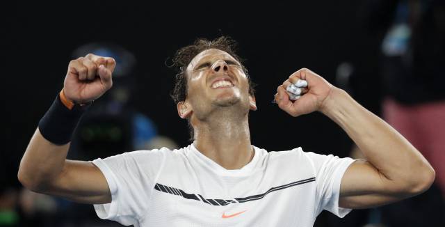 Nadal, tras superar a Dimitrov