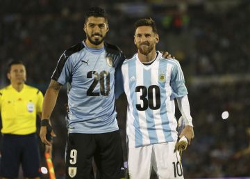 Messi y Suárez apadrinan el Mundial Uruguay-Argentina 2030