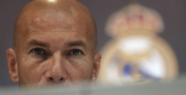 Zidane, en la conferencia de ayer.