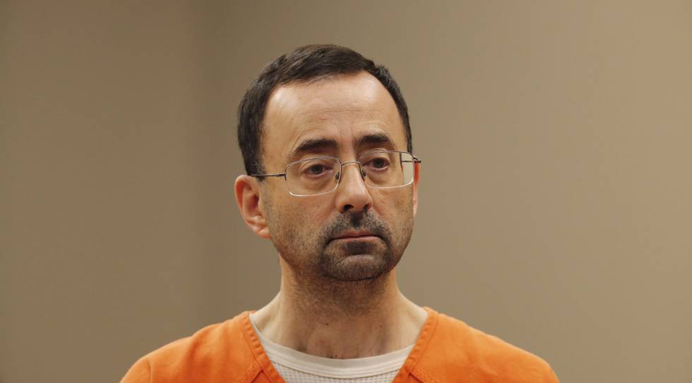 Larry Nassar en su aparición judicial el pasado noviembre.