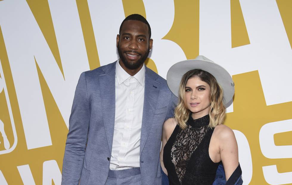 Rasual Butler y Leah LaBelle, en junio de 2017.