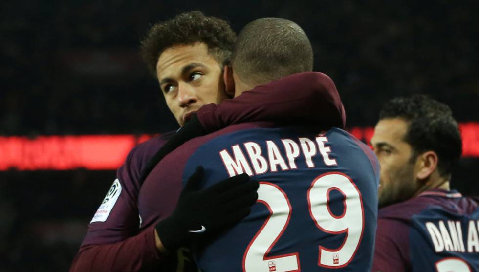 Neymar Mbappe PSG