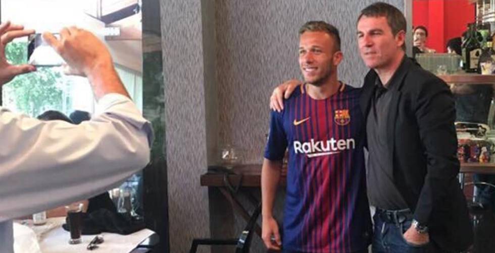 camiseta barcelona arthur