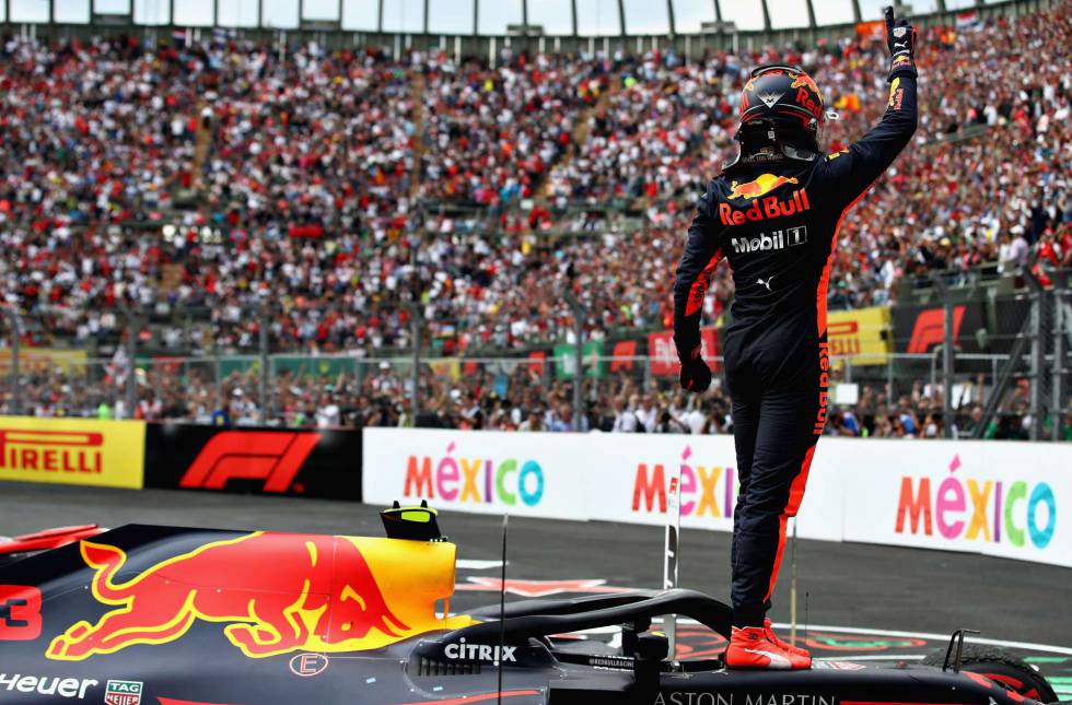 Resultado de imagen para Verstappen del equipo (Red Bull) ganÃ³ el GP de MÃ©xico.
