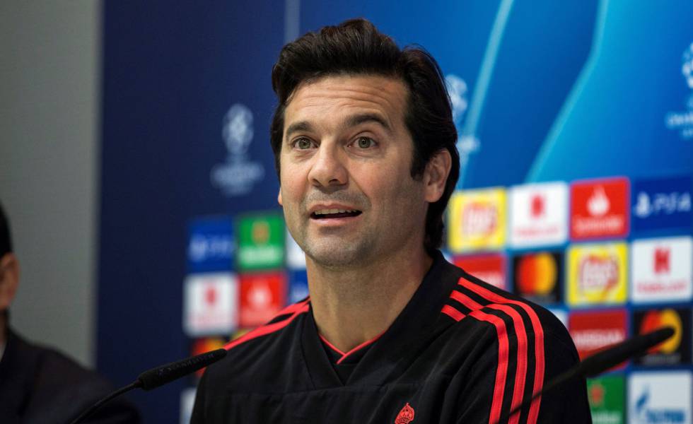 Solari, durante la rueda de prensa. 