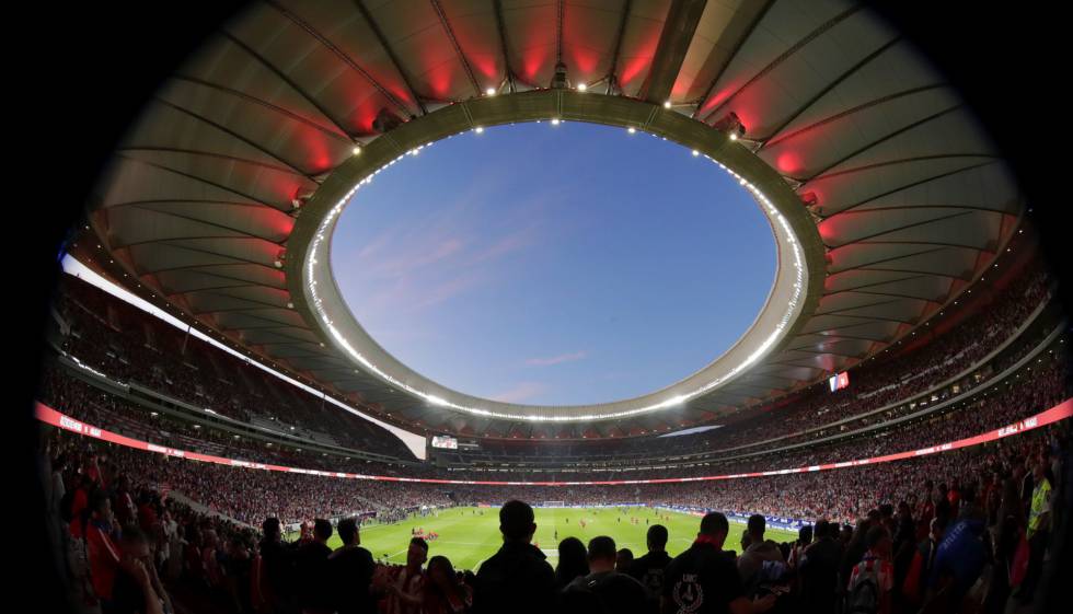 Estadio Wanda Metropilitano, en Madrid.