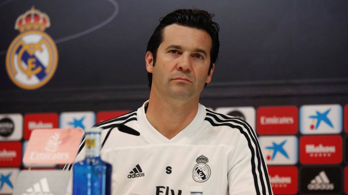 Solari, durante la rueda de prensa.