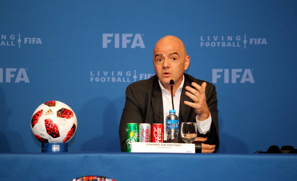 El suizo Gianni Infantino, presidente de la FIFA.