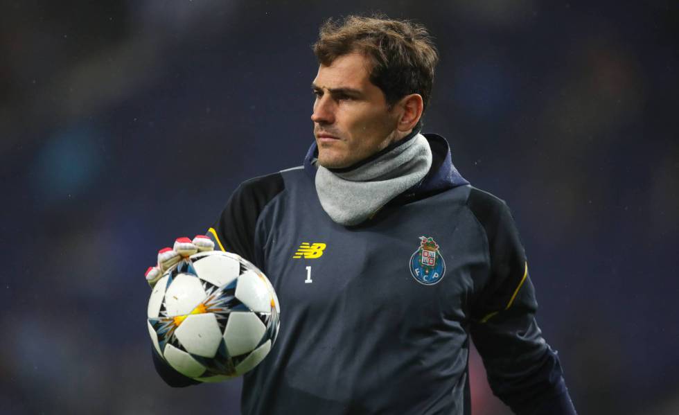 Casillas, en un partido con el Oporto el pasado 14 de febrero.