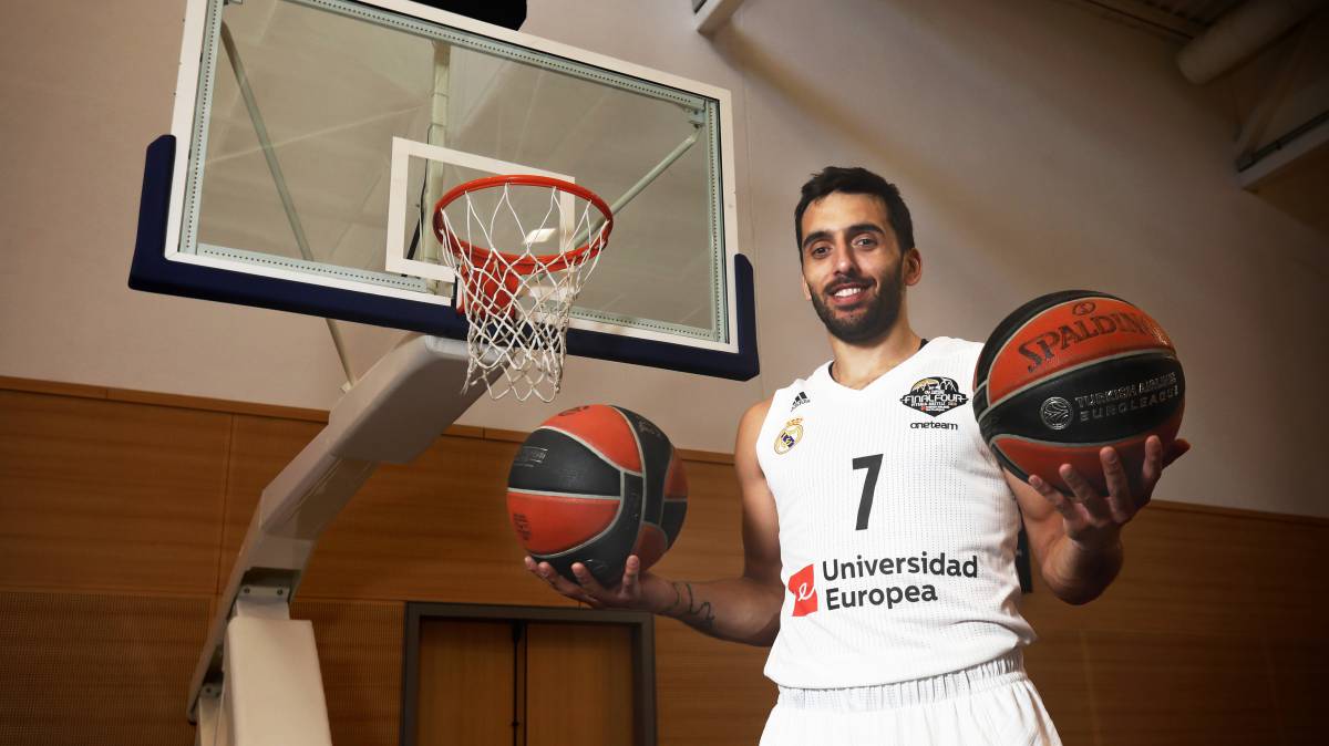 Campazzo, en el pabellón de Valdebebas