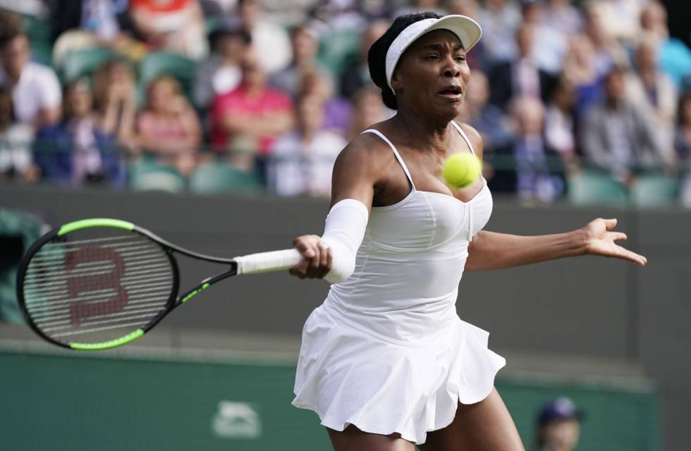 Venus Williams, during his match against Gauff.