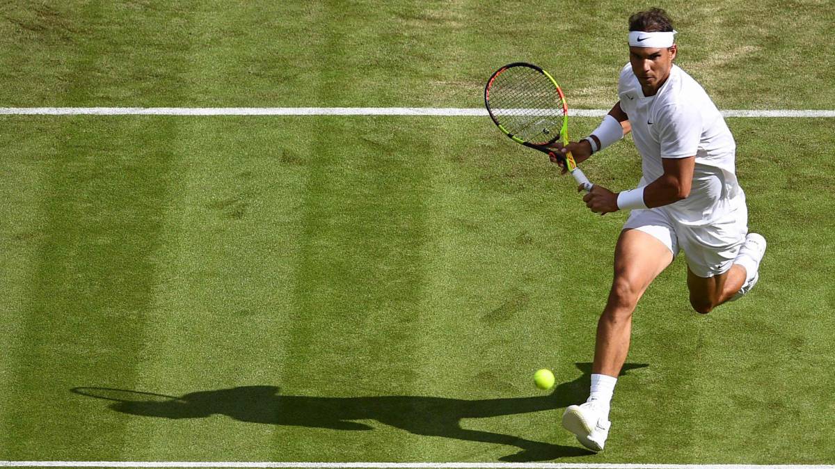 Nadal, durante el partido.