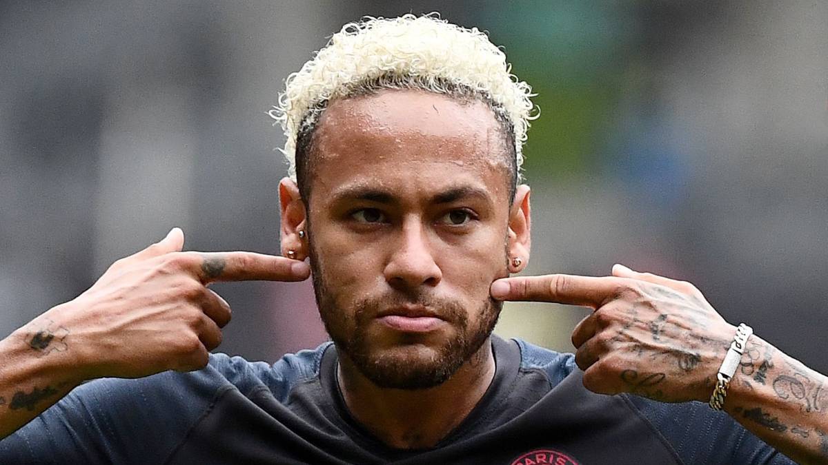 Neymar, en un partido con el PSG.