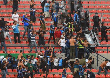 Una batalla campal provoca el caos en un partido de fútbol en México