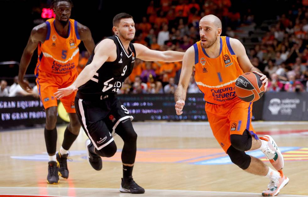 Tras la doble jornada el FC Barcelona sigue en cabeza pese a una derrota y el Valencia Basket sumó su primera victoria. Baskonia y Real Madrid estan 3-3 Tras la doble jornada el FC Barcelona sigue en cabeza pese a una derrota y el Valencia Basket sumó su primera victoria. Baskonia y Real Madrid estan 3-3