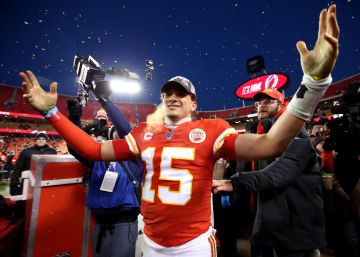 El 'quarterback' de Kansas City, Patrick Mahomes. 