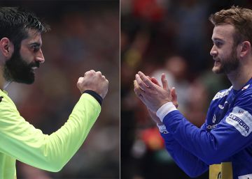 Rodrigo Corrales (i) y Gonzalo Pérez de Vargas, en el Europeo. 