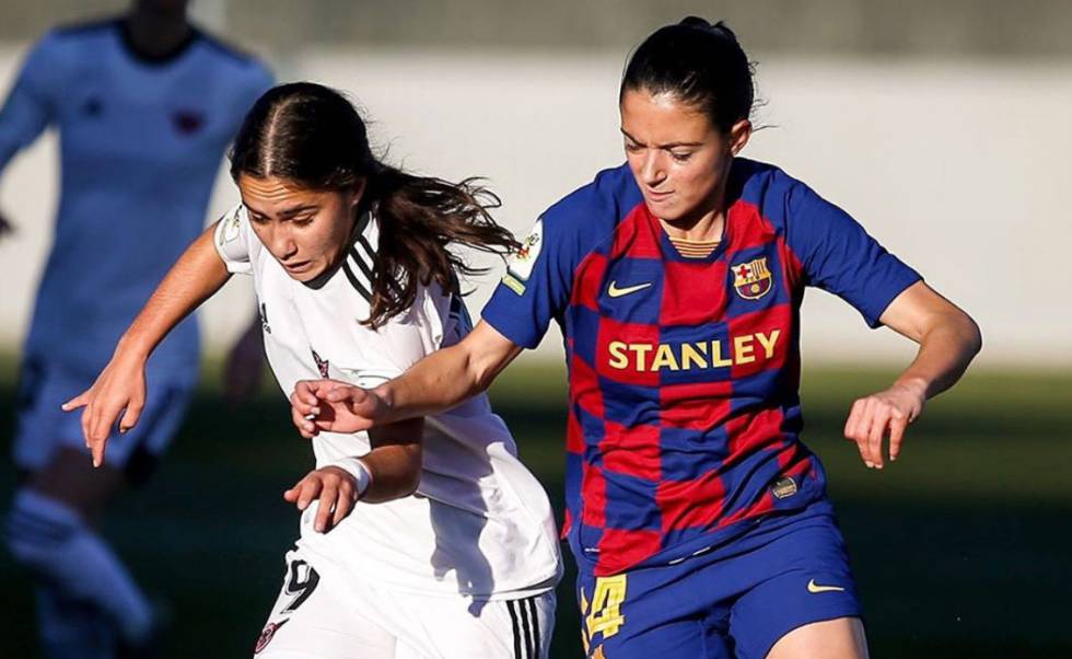 Lorena (i) y Bonmatí, en el Tacón-Barcelona de hace dos semanas.