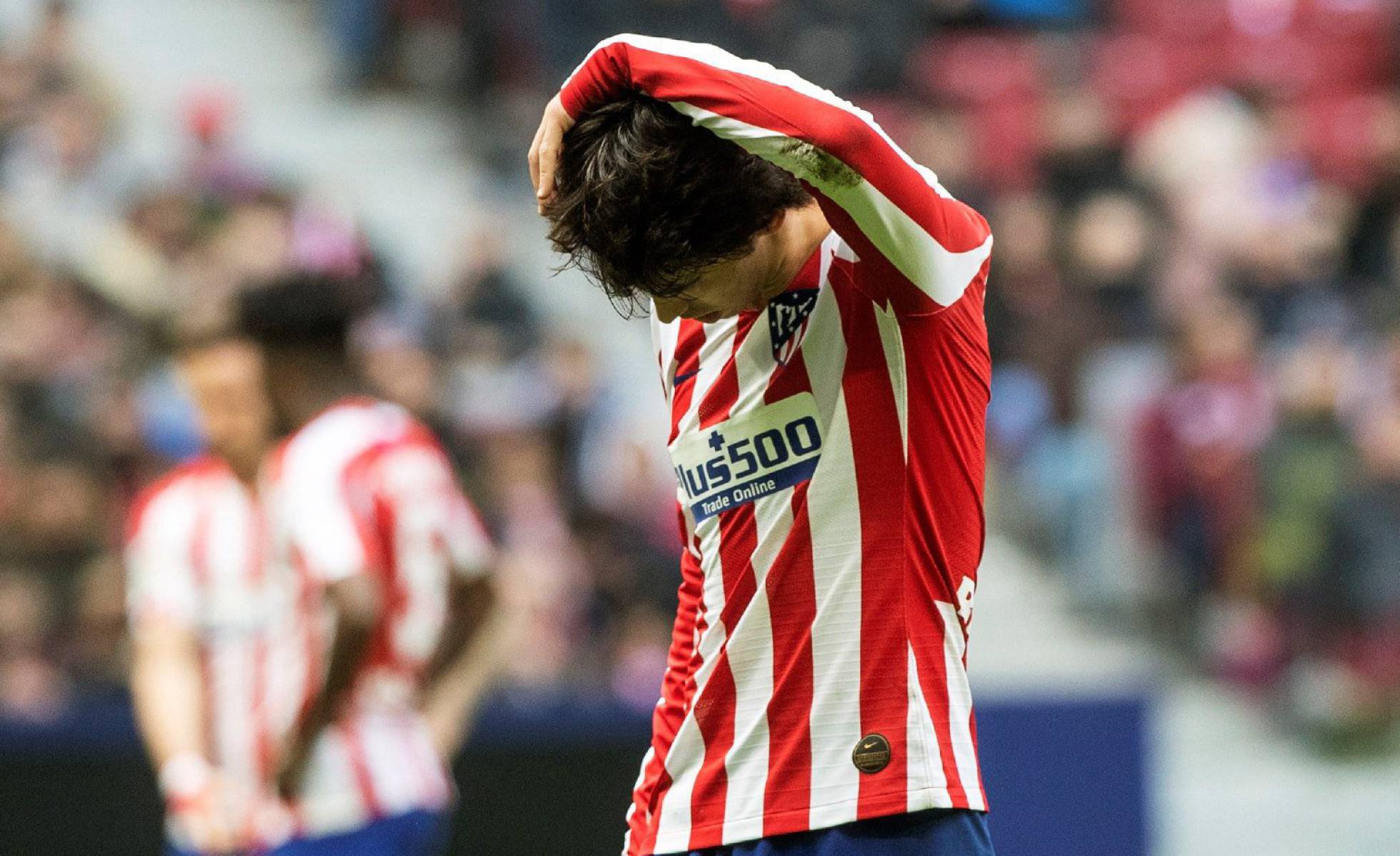 Joao Félix se lamenta en el duelo del Atlético de Madrid ante el Leganés (Foto: EFE).