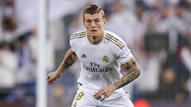 Toni Kroos, en el Bernabéu.