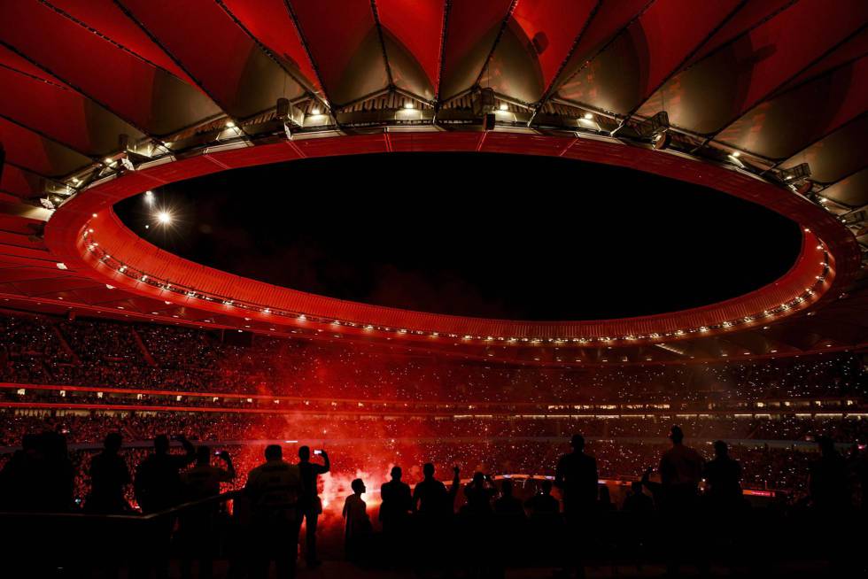 Imagen, antes de la pandemia, de un estadio
