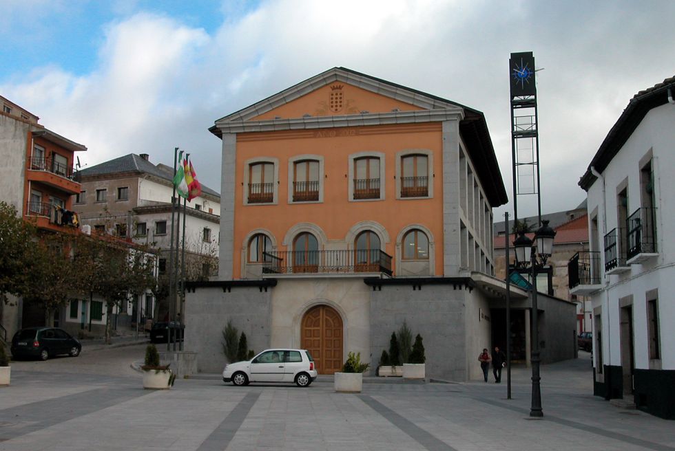 Plaza de Las Navas del Marqués, en Ávila. 